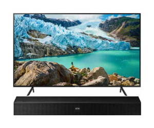 TV Samsung UN50RU7100 UHD + Barra N400
